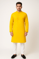 Kurta Pajama - Green & Yellow