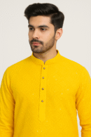 Kurta Pajama - Green & Yellow