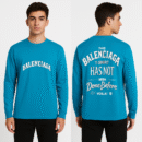 Balenciaga Unisex Long-Sleeve Cotton T-shirt