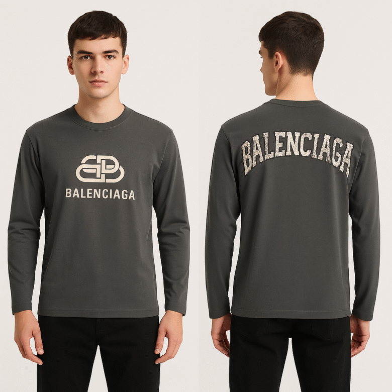 Balenciaga Long Sleeve T-Shirt - Image 5