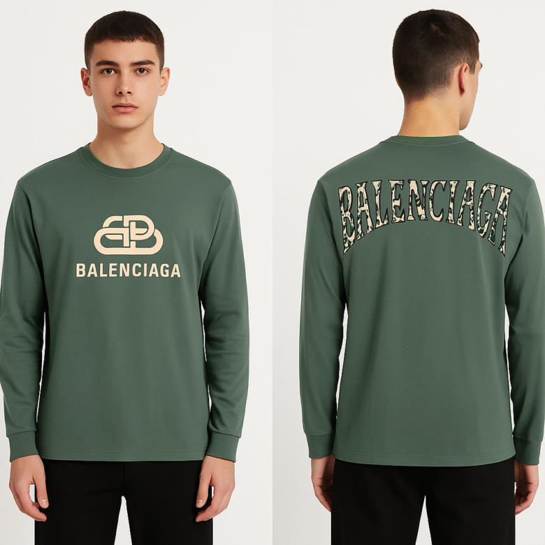 Balenciaga Long Sleeve T-Shirt - Image 3