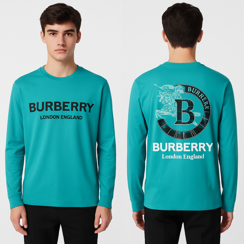 Burberry Long-Sleeve T-Shirt – Premium Edition - Image 8