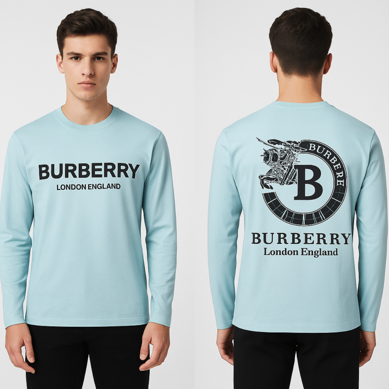 Burberry Long-Sleeve T-Shirt – Premium Edition - Image 10