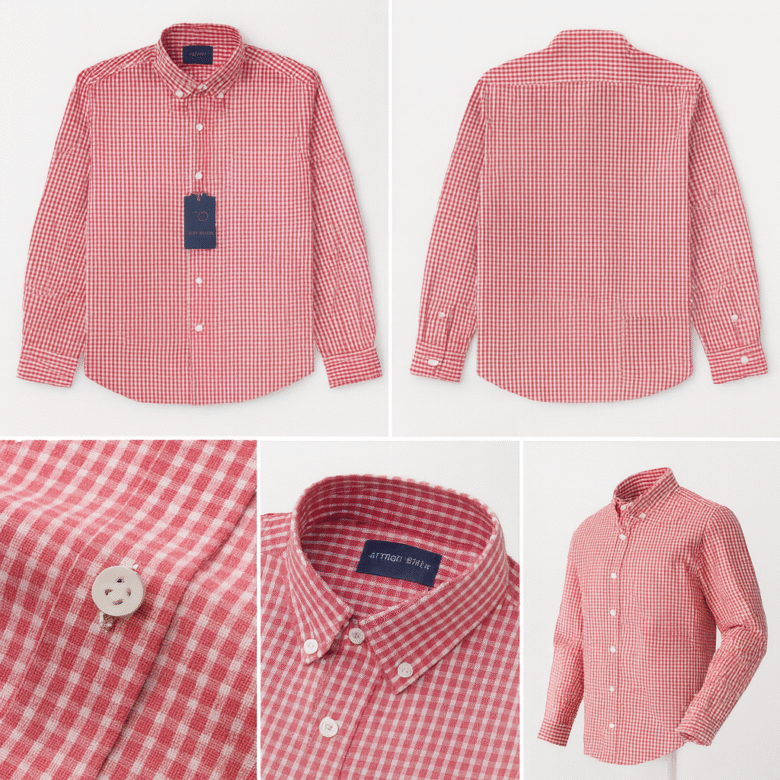 Check Shirt 100% Cottan - Image 6