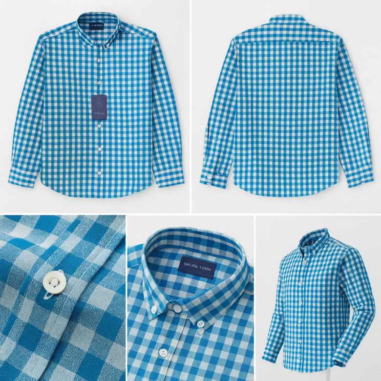 Check Shirt 100% Cottan - Image 5