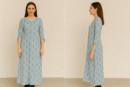 Printed Cotton Anarkali Kurti womens