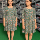 Printed Cotton Anarkali Kurti womens
