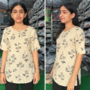 Women’s Multicolor Floral Printed Cotton Top