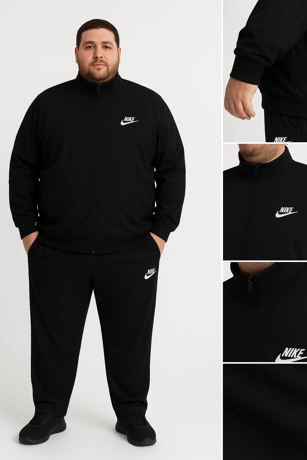 Badka Ji Premium Plus-Size Men’s Tracksuit (Size 3XL to 5XL) - Image 2