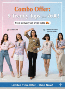 5 Trendy Tops Combo (Diwali Offer!)